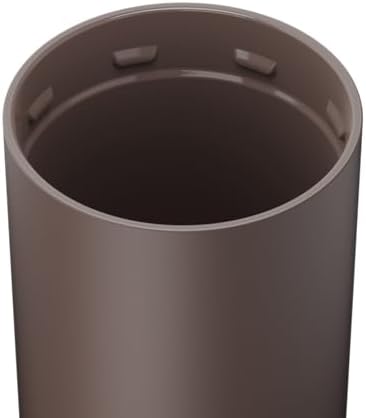 BrüMate Strova 18oz 100% Leakproof Insulated Coffee Mug | Ceramic-Lined Interior | Built-In Silicone Sleeve for Travel | Locking Flip Lid (Java)