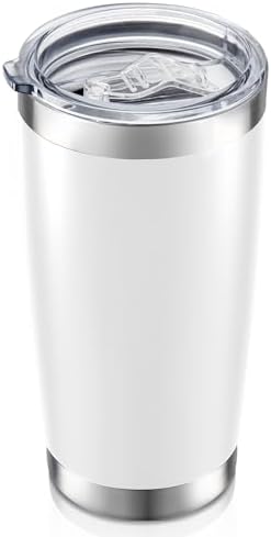 20 oz Tumbler with Lid Stainless Steel Insulated Tumblers, 1 Pack
