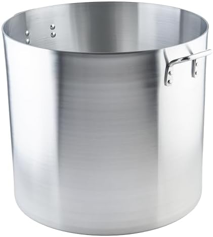 Winco 100 qt Aluminum Heavy-Duty Stock Pot