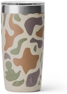 YETI Rambler 10 oz Tumbler, Stainless Steel, Vacuum Insulated with MagSlider Lid, Tan Camo