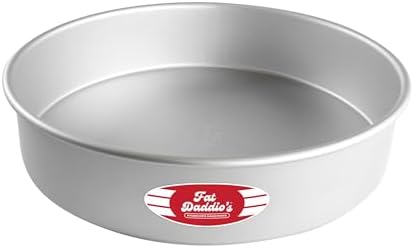 Fat Daddio's Round Cake Pan, 13 x 3 Inch, Silver