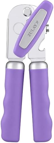 Zulay Kitchen Stainless Steel Swing Open Manual Can Opener Comfortable Grip