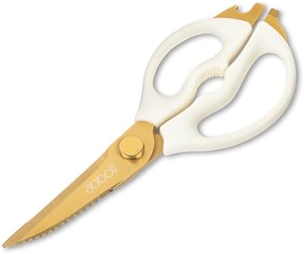 Abbott Collection Multi Purpose Kitchen Shears - Gold/Ivory