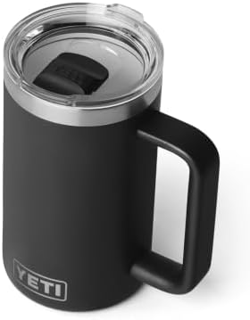 YETI Rambler 24 oz Ceramic Lined Stackable Mug, Black