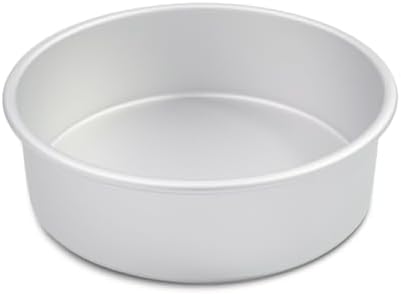 9 Inch Cake Pan, Aluminum Round Cake Baking Pans Tins For for birthday cake party cake, Non-Toxic, Only Handwasher.Silver(9×3 round Cake Pan)