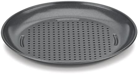 Cuisinart 4 Piece Pizza Pan Set, Mini, Steel Gray (Pack of 2)