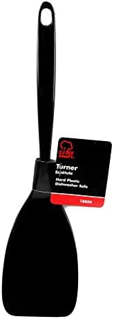Chef Craft Basic Melamine Turner/Spatula, 11.25 inch, Black
