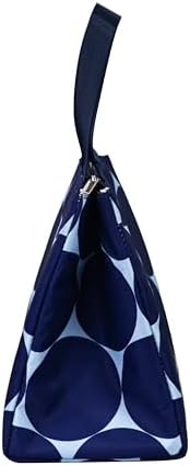 Remobia Hicol Insulated Lunch Bag for Women,Thermal Leakproof Lunch Tote with Pocket, Reusable Cooler Lunch Box for Work Office Travel (Joy Dot)