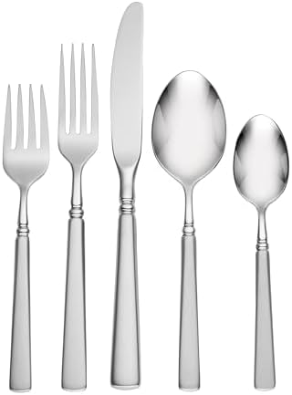 Oneida Easton Satin 20-Piece 18/10 Silverware Set for 4 (Satin)