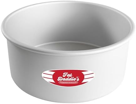 Fat Daddio's Anodized Aluminum Round Cake Pan, 9 x 4 Inch