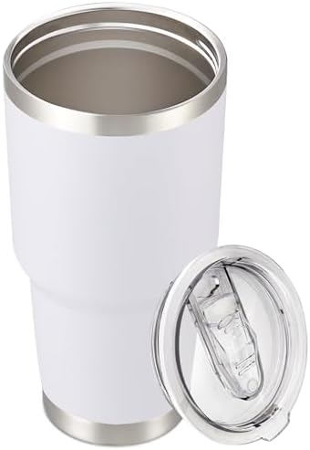 30 oz Tumbler with Lid Stainless Steel Tumblers, 1 Pack