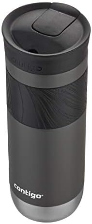 Contigo Byron Travel Mug, Vacuum-Insulated Stainless Steel, 20oz | Leak-Proof Lid | BPA-Free | Sake & Blue Corn | Pack of 8