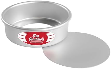 Fat Daddio's PCC-62 Anodized Aluminum Round Cheesecake Pan, 6 x 2 Inch