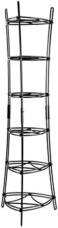 Lodge Cookware Storage Tower 6-Tier Storage Rack, Matte Black