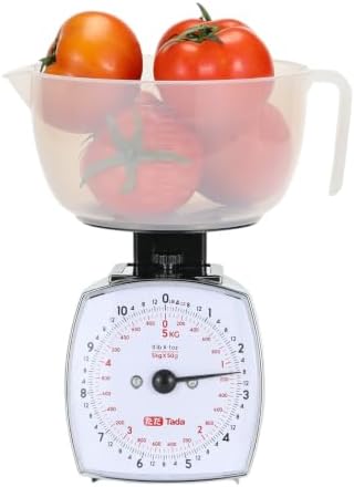 Tada 11lb Analog Food Scale Mechanical Dial Kitchen Scale