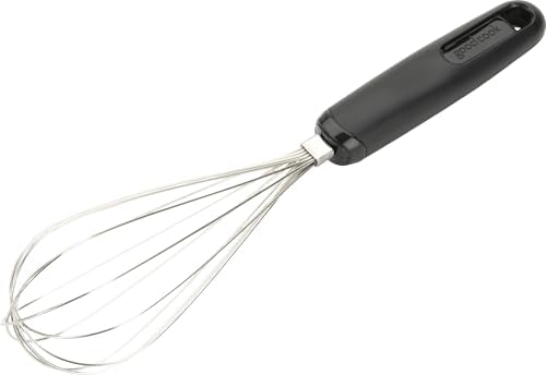 GoodCook Everyday Balloon Whisk with Stainless Steel Wire Whips, 10.5-Inch, Black