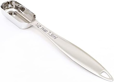 1PCS 1/2tbsp(7.5ml) Measuring Spoon, Stainless Steel Measure Teaspoon