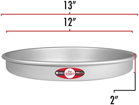 Fat Daddio's Anodized Aluminum Round Cake Pan, 12 x 2 Inch