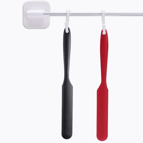5 Pcs Silicone Jar Spatulas,Sourdough Spatula with Long Handle,Cake Cream Butter Spatulas(5 Pcs)