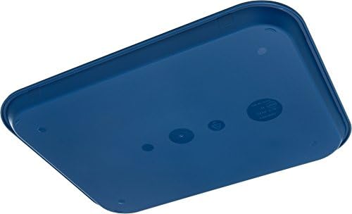 Carlisle FoodService Products Cafe Plastic Fast Food Tray, 14" x 18", Blue (Pack of 2)
