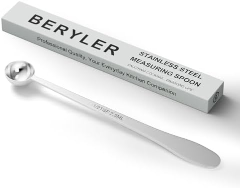 1PCS 1/2Teaspoon(1/2tsp, 2.5ml) Extra-long Handle Measuring Spoon