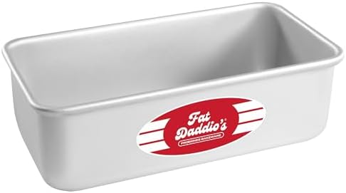 Fat Daddio's BP-5641 Anodized Aluminum Bread Loaf Pan, 6.375 x 3.75 x 2.75 Inch