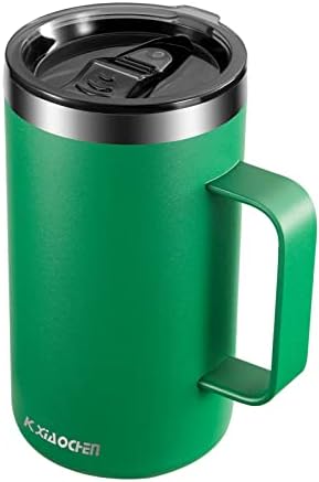 KXIAOCHEN 20 oz Insulated Coffee Mug, Coffee Cup with Lid and Wide Handle