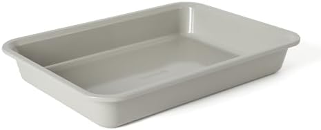 Calphalon Legacy 13 x 9-Inch Nonstick Bake Pan, Heavy Gauge Steel Baking Dish in Taupe, PFOA-Free Oven-Safe Pan for Cakes, Brownies, Roasting & Everyday Meals