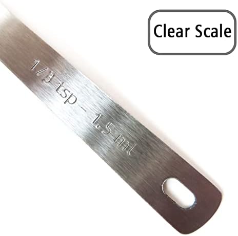 1PCS 1/3tsp(1.5ml) Tiny Measuring Spoon, Small Teaspoon for Tiny Amounts
