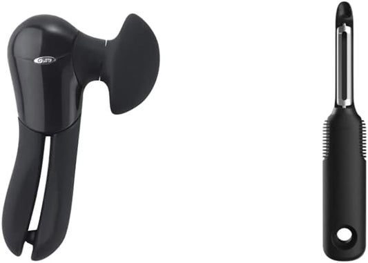 OXO Good Grips Smooth Edge Can Opener + Swivel Vegetable Peeler