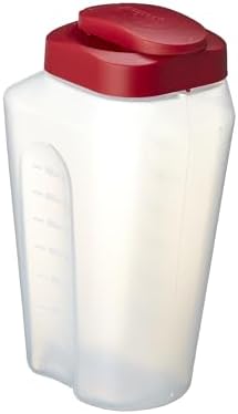 GoodCook 1 Quart Bottle with Snap Lock Easy-Pour Lid, BPA Free, Clear