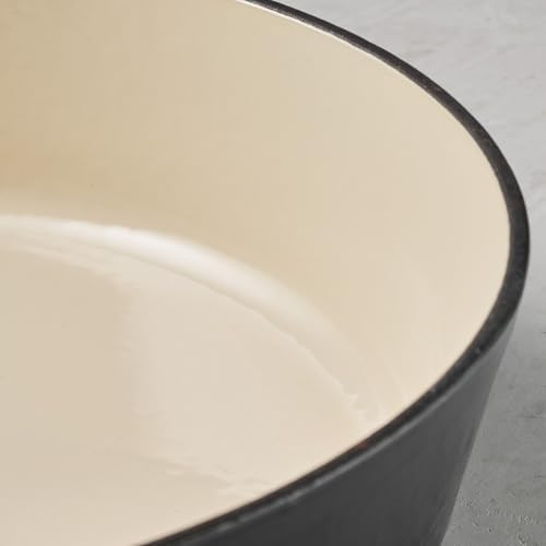 Tramontina Bestow Enameled Cast Iron 5.5-Qt Round Dutch Oven Pot with Lid