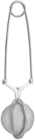 HIC Kitchen Snap Ball Tea Infuser, 18/8 Stainless Steel, For Loose Leaf Tea and Mulling Spices