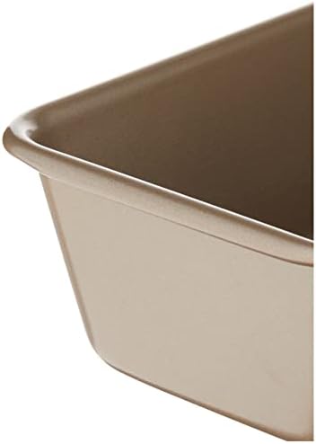 Cuisinart 9-Inch Chef's Classic Nonstick Bakeware Loaf Pan, Champagne (Pack of 2)