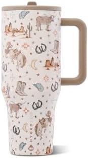 HydroJug Traveler 32oz, Insulated Tumbler with Handle & Straw, Mesa