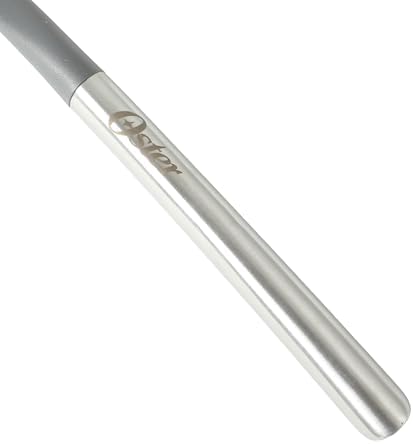 Oster Chadswyck 13.8” Slotted Cooking Spoon, Heat Resistant Silicone Head, Safe for Nonstick Cookware, Dishwasher Safe