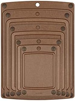 Epicurean All-In-One Cutting Board with Non-Slip Feet and Juice Groove - Non-toxic, Dishwasher Safe, Made in the USA, 10" x 7", Nutmeg