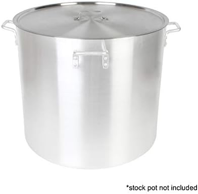 Thunder Group Stock Pot Lid, 200 Quart, Silver