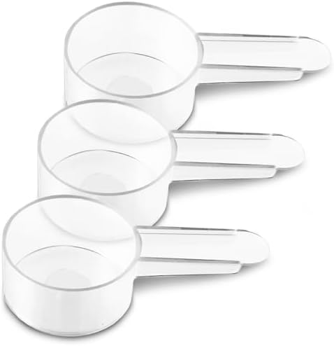 3 Pack Tablespoon Measuring Spoons, 1 Tbsp (15 mL) Plastic Coffee Scoops