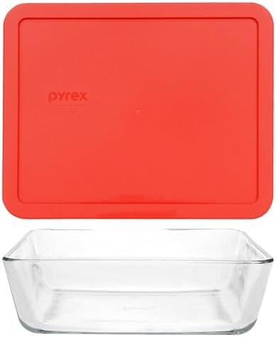 Pyrex Simply Store 11-Cup Rectangular Glass Food Storage Dish