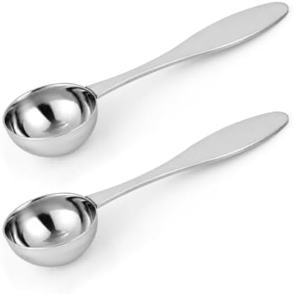 Penitue 2pcs 8g Matcha Spoons, Stainless Steel Matcha Measuring Tool