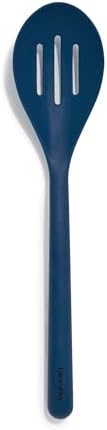 GreenPan Platinum Silicone Slotted Spoon, Oxford Blue