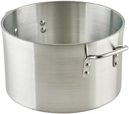 Winco 6.0mm Aluminum Sauce Pot, 14-Quart