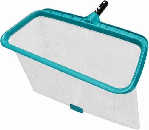Fine Mesh Pool Skimmer Net - Durable Frame & 16" Deep Nylon Net (No Pole)