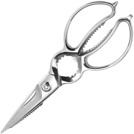 MITSUMOTO SAKARI 8.5 Inch Kitchen Scissors & Poultry Shears, Removable