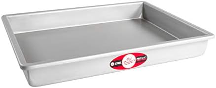 Fat Daddio's POB-12162 Anodized Aluminum Sheet Cake Pan, 12 x 16 x 2 Inch