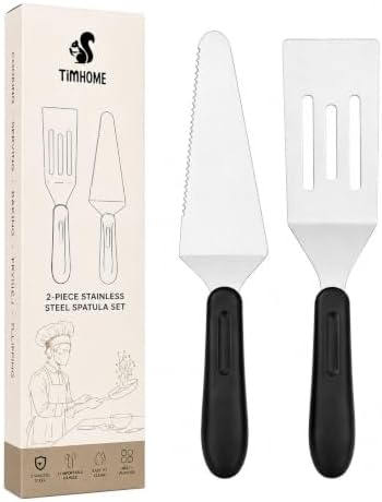 Small Metal Spatula Server Set of 2 - Baking Supplies Cake Pie Cutter