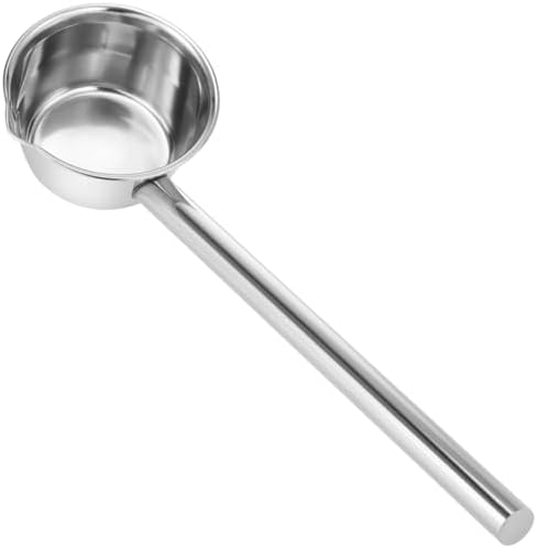 PRETYZOOM 14'' Large Water Ladle with Pour Spout, Stainless Steel Handle