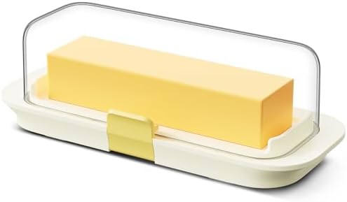 Pisol Butter Dish Airtight with Lid and Lock for 1 Stick Butter