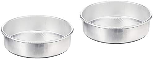 Nordic Ware Prism 9-Inch Round Cake Pan, 2-Pack, Natural